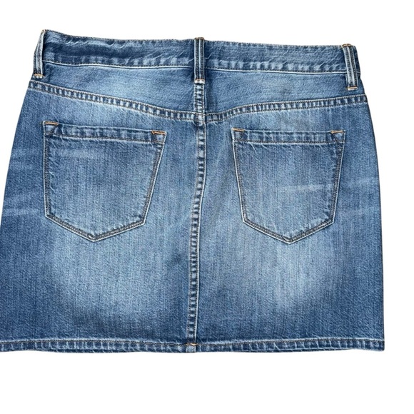 J.Crew Women’s Denim Mini Skirt Size 28 Blue Jean 5-Pocket Casual - Picture 3 of 6